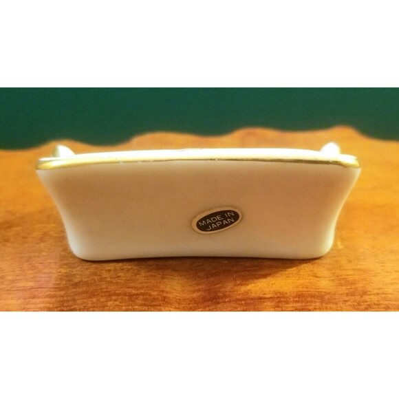 Vintage Porcelain Miniature Doll House Furniture 5 Pieces Made In Japan - Picture 7 of 7